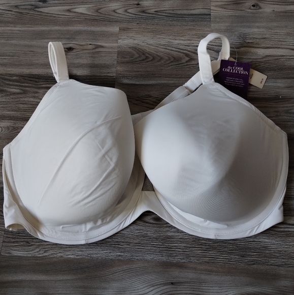 Cacique Completely Cool French Full Coverage Bra Cream size 46DDD - Picture 1 of 5